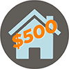 $500 Badge</li>



<li class=